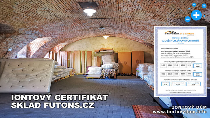 ☺Iontový certifikát – sklad Futons.cz
